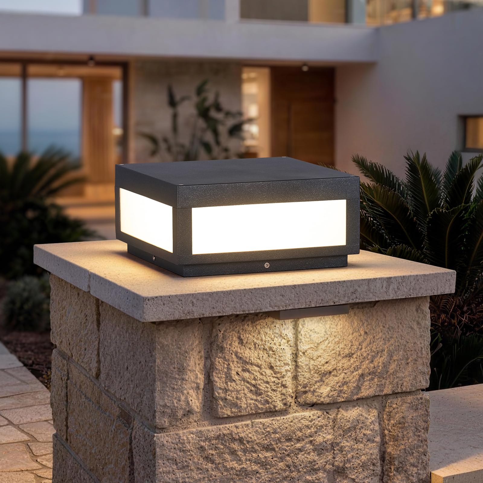 Photo 1 of MVBT Outdoor Post Lights Hard Wired, Column Lights, 12 x 12 Pillar Light