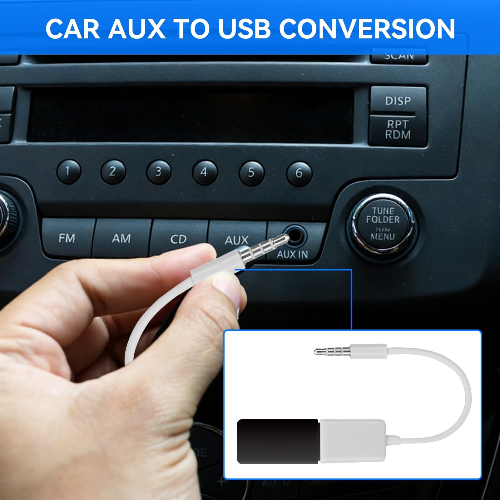 Spine Audio Maschio Da 3,5 Mm Jack A USB Femmina, Cavo Adattatore Convertitore, Convertitore Adattatore Per Telefono Cellulare, Cavo Altoparlante Collega L'unità Flash USB Per Intrattenimento Giochi