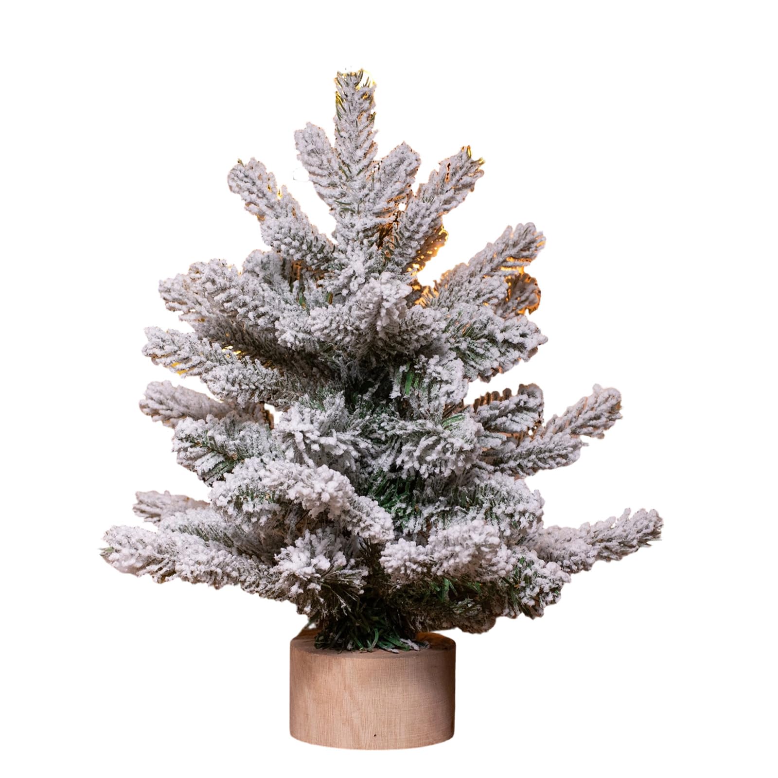 Tsophreniq Miniature Faux Christmas Tree Decoration Nordic Inspired Tabletop Holiday for Desks Shelves and Holiday Tables User Friendly Wooden Christmas