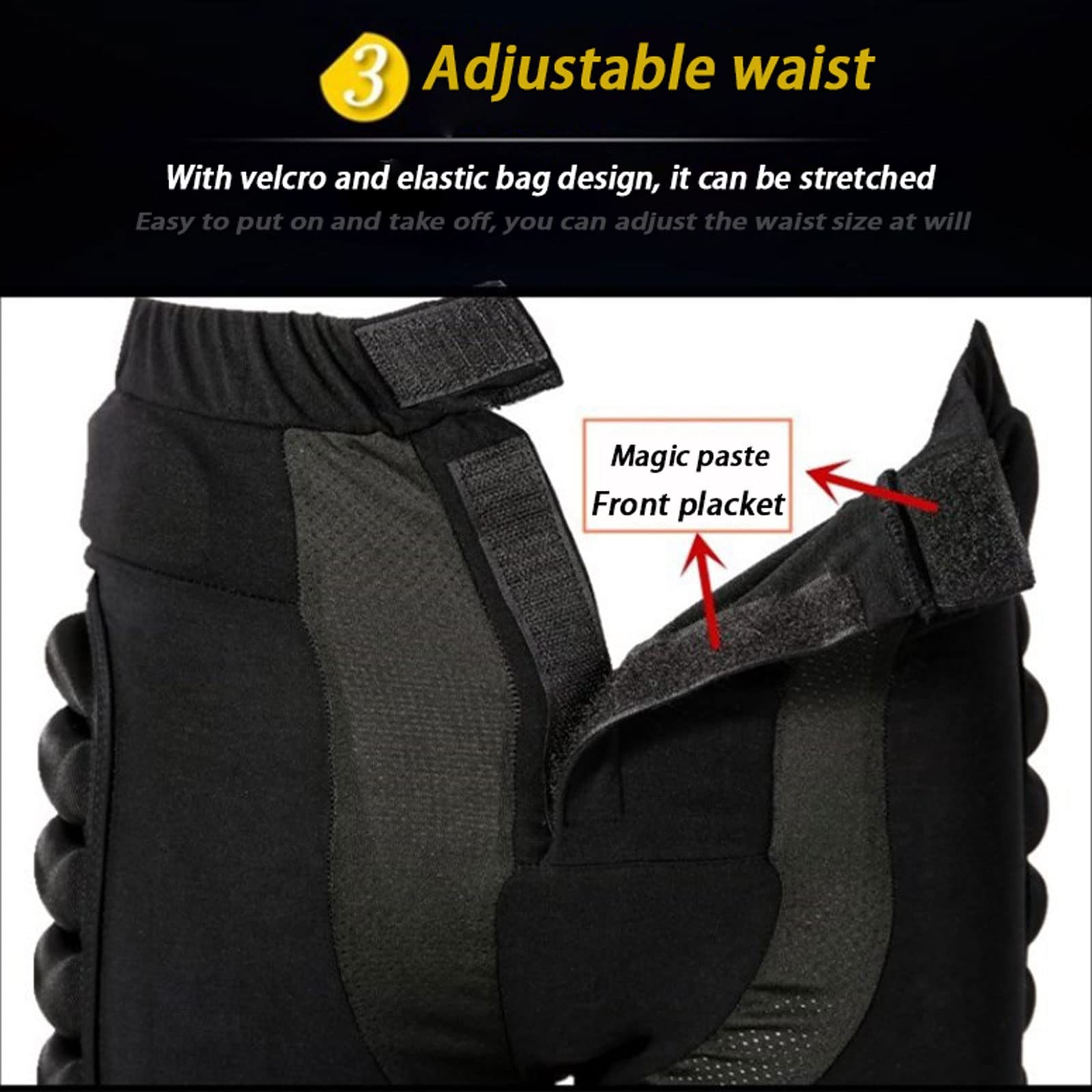 Skiing Protective Padded Shorts Adults Motorcycle Hip Protector