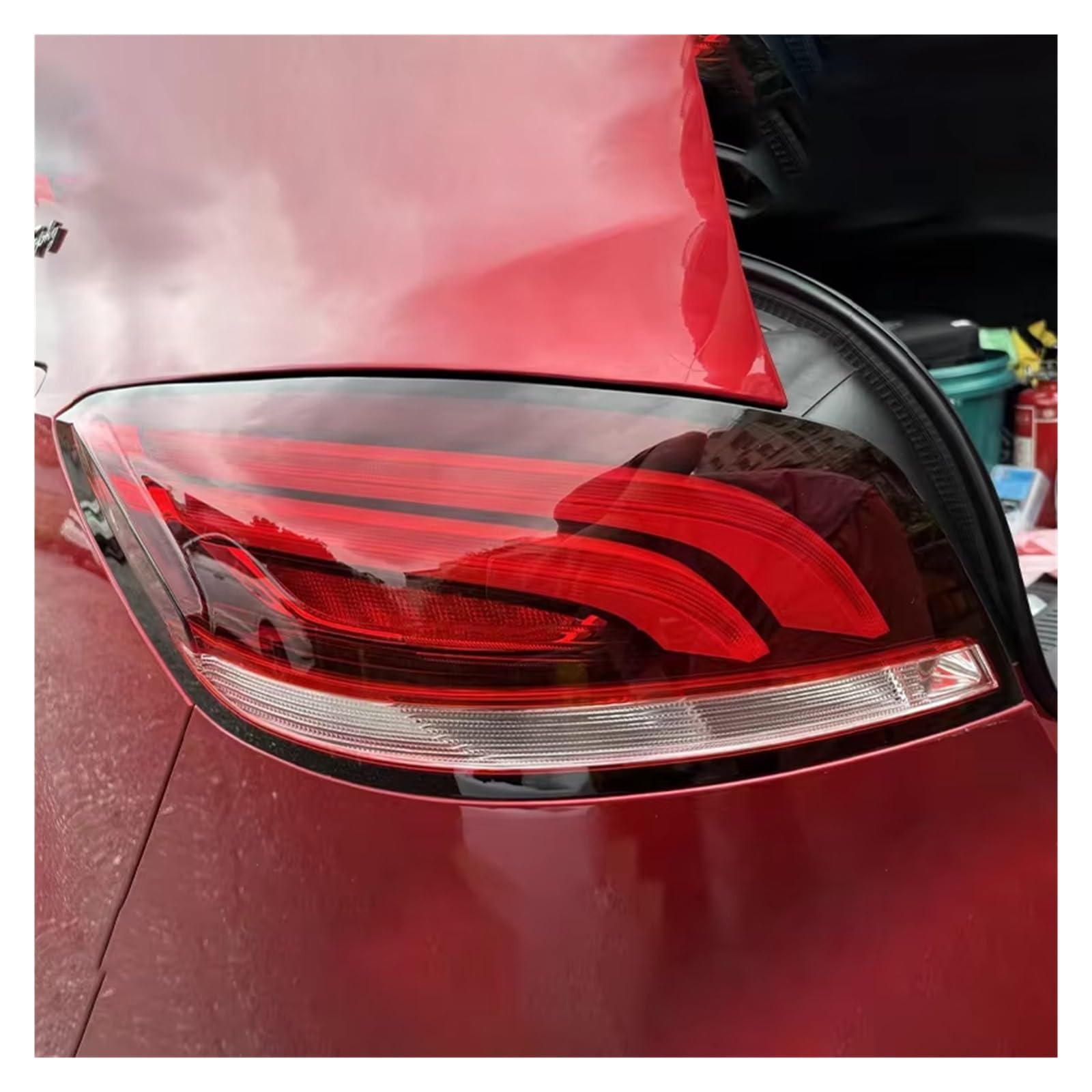 traseras Para MG MG6 2017 2018-2021 luz de parachoques trasero coche trasera linterna luces traseras lámpara marcha atrás respaldo Luces de freno(Izquierda)