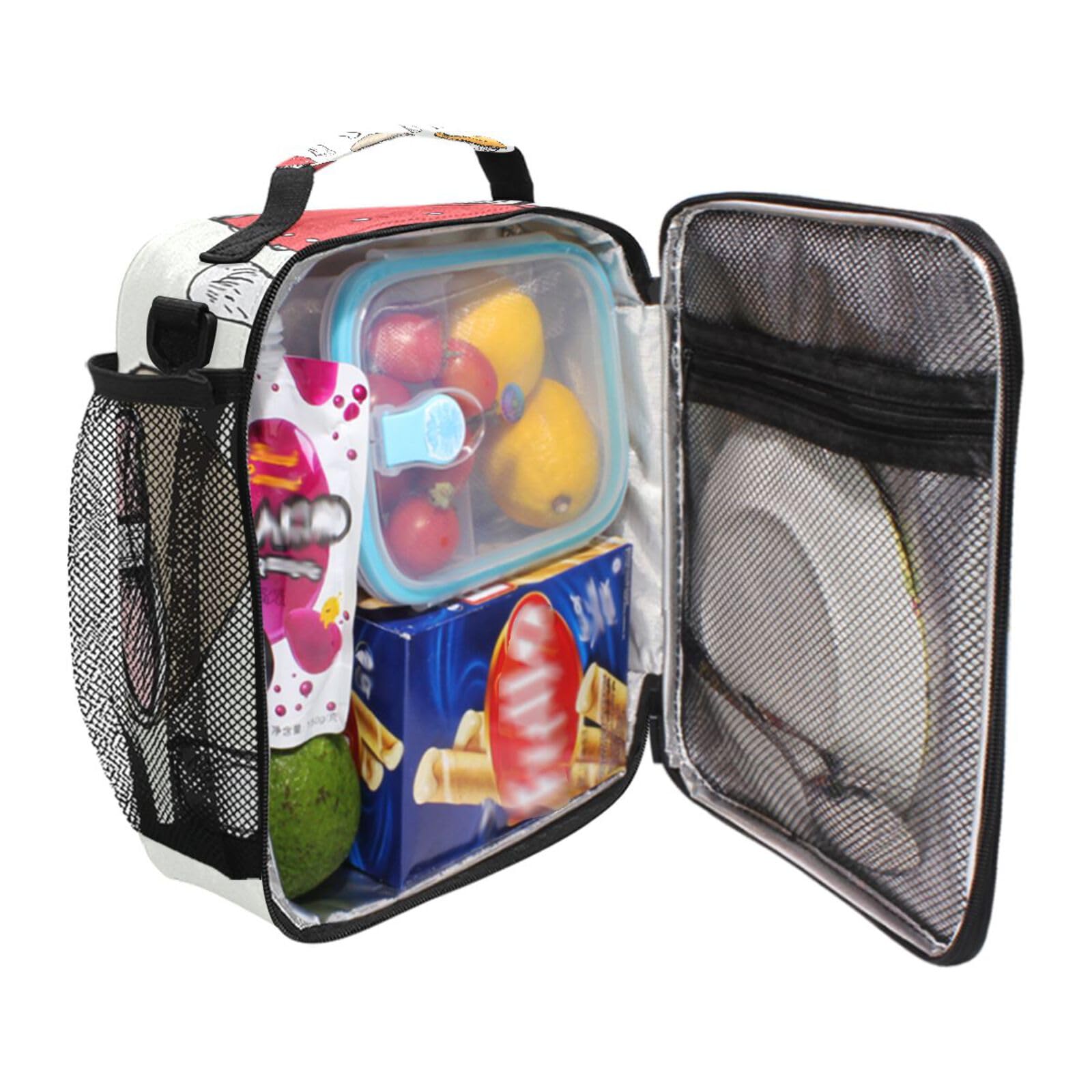 Pilz-Lunchbox Isoliert – Aus Polyester, Wiederverwendbare Kühltasche Für Picknick, Büro & Schule, Mit Tragegriff