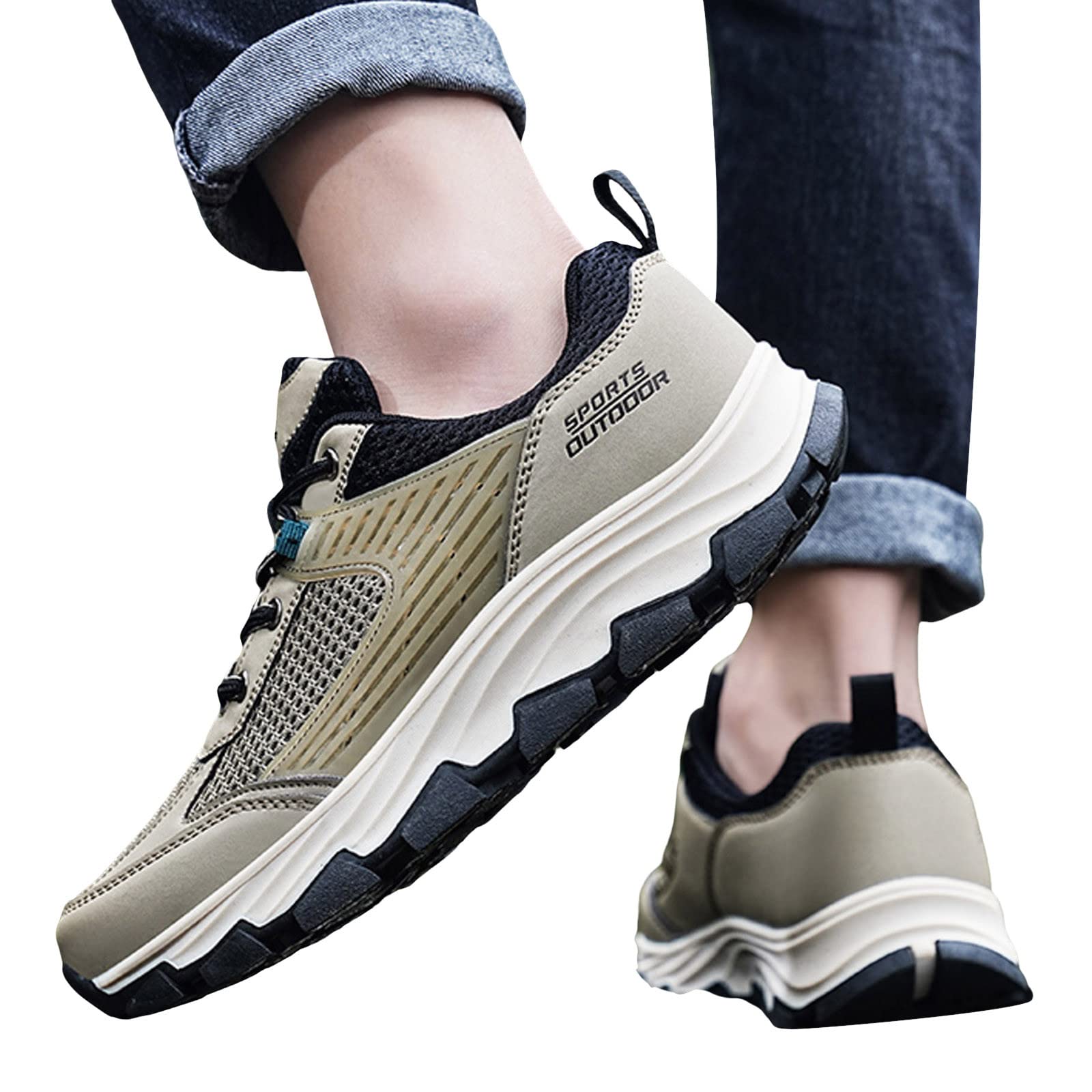 Laufschuhe Herren Leicht Atmungsaktive Turnschuhe Mesh Wanderschuhe