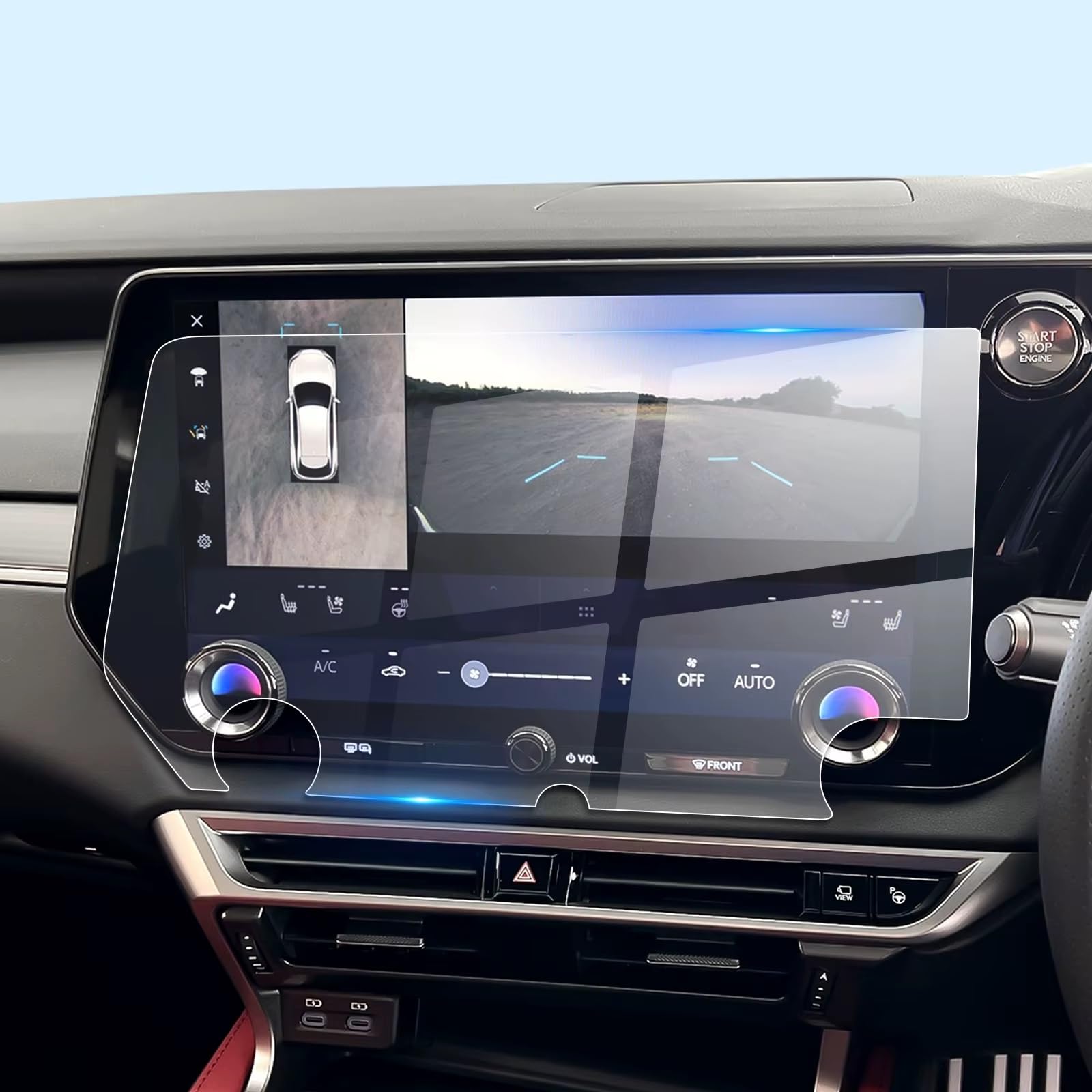 Kompatibel Mit Lexus Für Rx Für 500H 2023–2025, Auto-GPS-Displayschutz, Auto-Multimedia-Display, Displayschutzfolie, Auto-Display-Abdeckung Schutzfolie Auto Navi(Left Hand Drive)