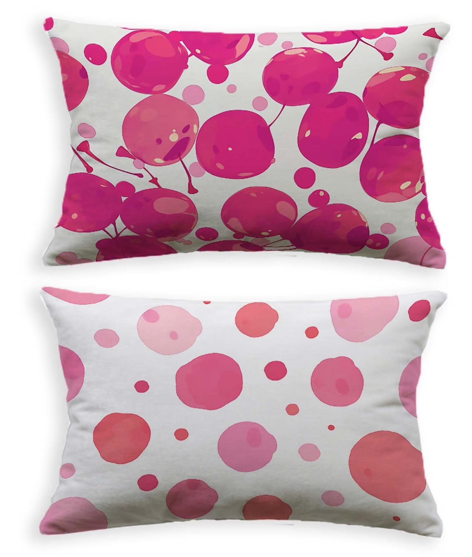Taie oreiller 50x70 rose en velours avec zip invisible pour protéger et embellir vos coussins