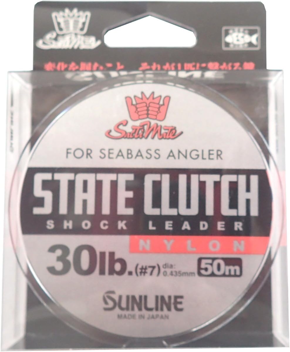 サンライン(SUNLINE) リーダー ソルティメイト ステート クラッチ ナイロン 50m クリア