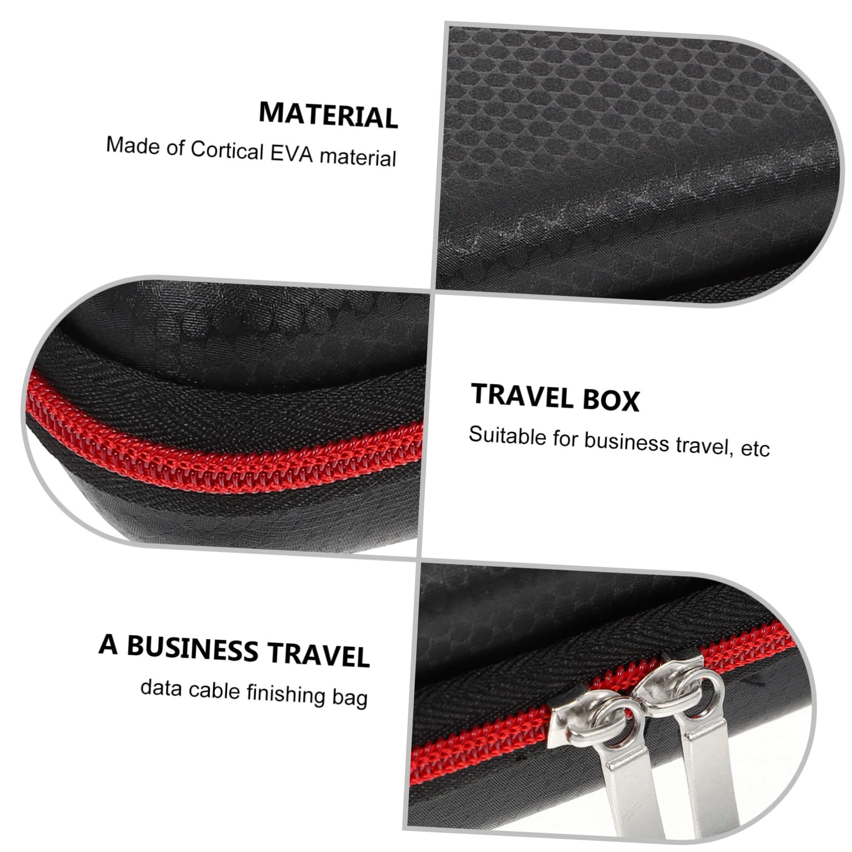 Portaspazzolino da viaggio, 3 pezzi, custodia da viaggio universale porta spazzolino da denti, custodia rigida per il trasporto di dischi rigidi, organizer elettronico da viaggio portatile per