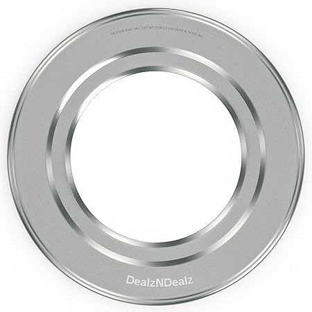 DEALZNDEALZ Bamboo Steamer Ring Adapter, fits 8 to 13 inches Steamers (Classic Finish)