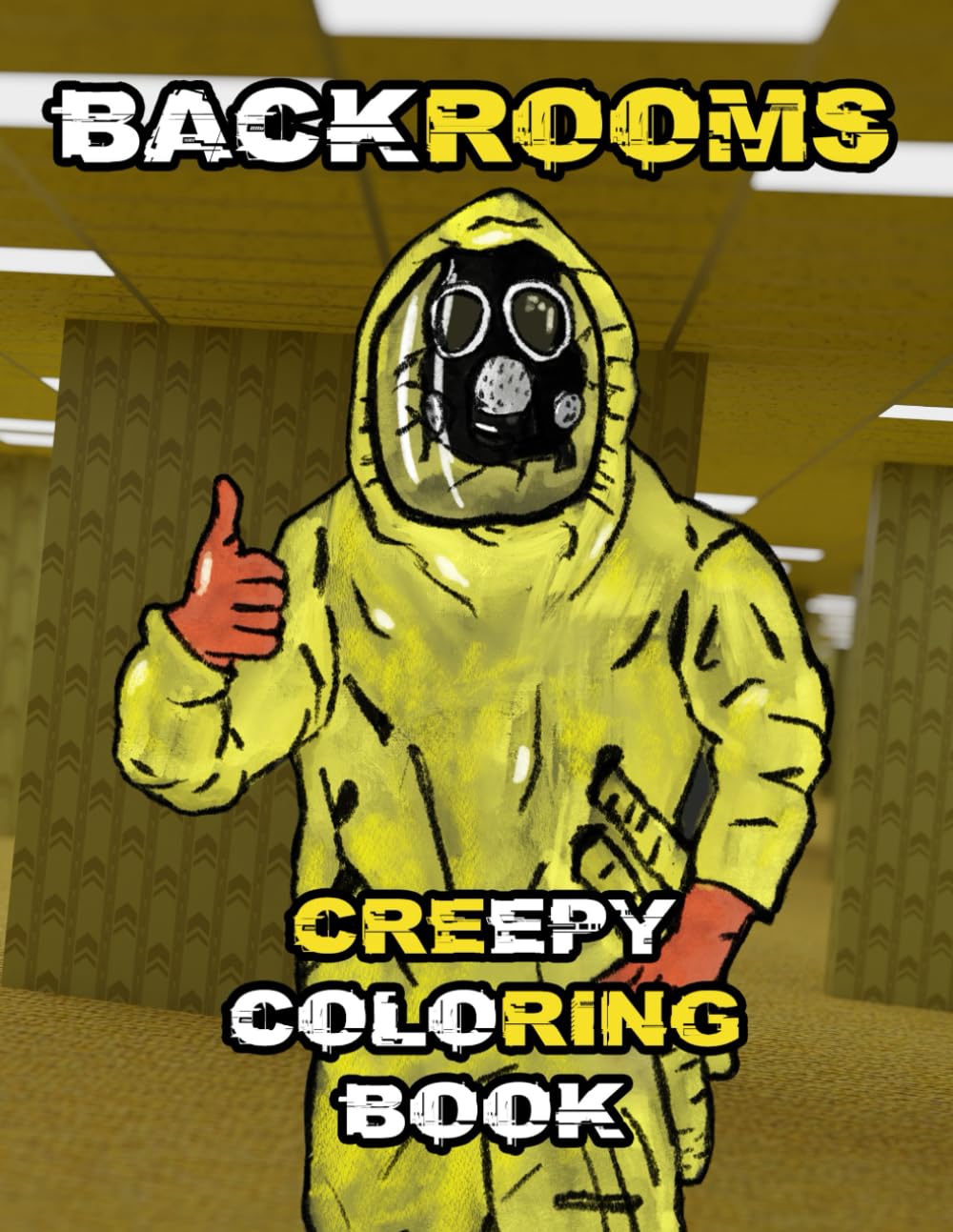 Backrooms Creepy Coloring Book