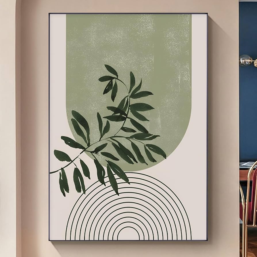 画材 Meditation Green Amazon.com: ZXHYWYM Green Bamboo Pictures Zen Wall Art Stone