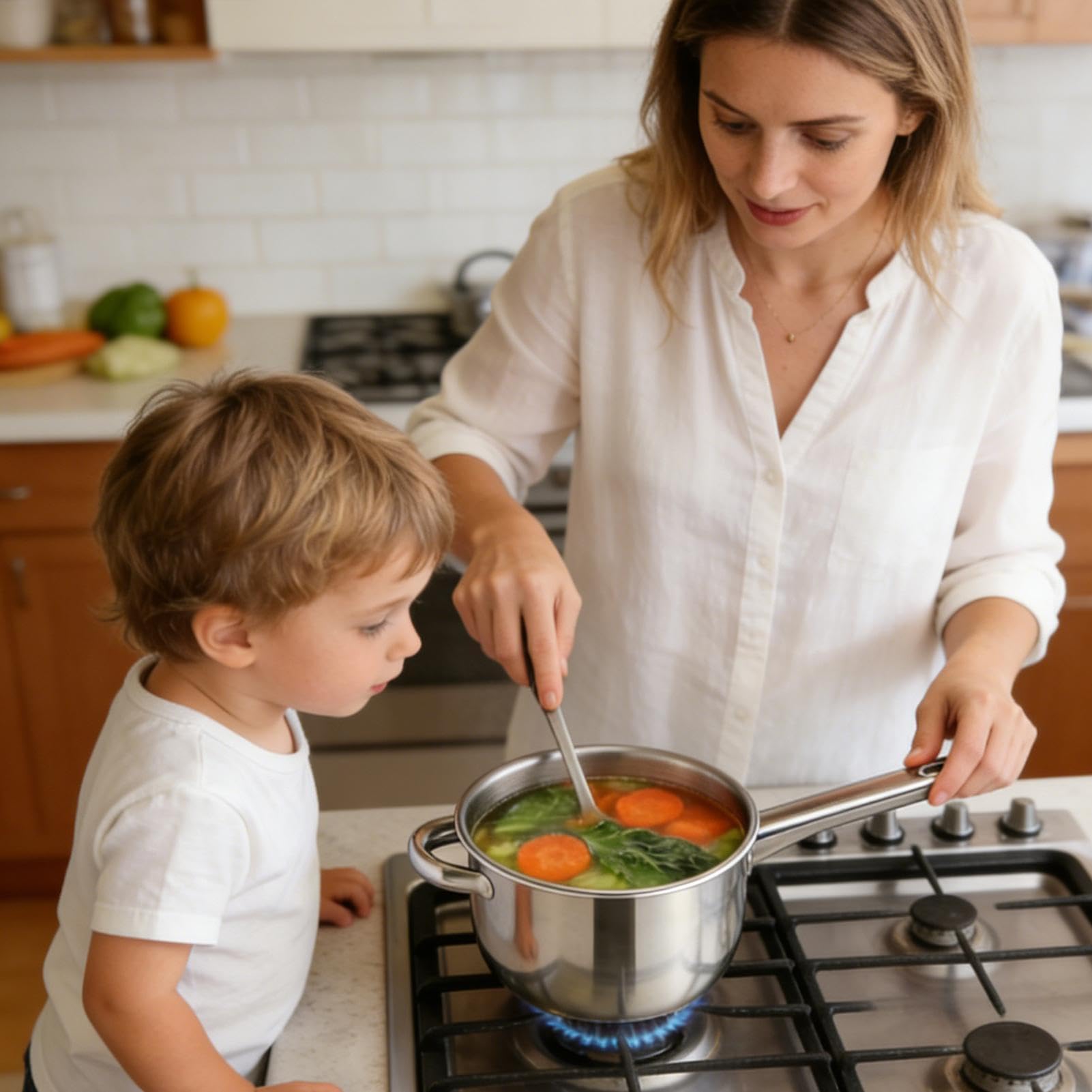 Casserole profonde compacte – Mini friteuse en acier inoxydable, petit panier, cuisine, poisson, poulet, pique-nique, fête, passoire portable, pour induction | Outil pour hayon