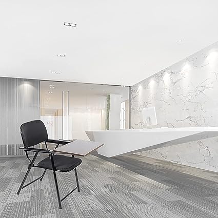 PRAMUKH FASHION Adjustable Metal Folding Student Chair with Ergonomic Designed Cushion(Rexine, ld Foam) and Adjustable Writing Pad for Work at Home, Study for Everyone Generations,