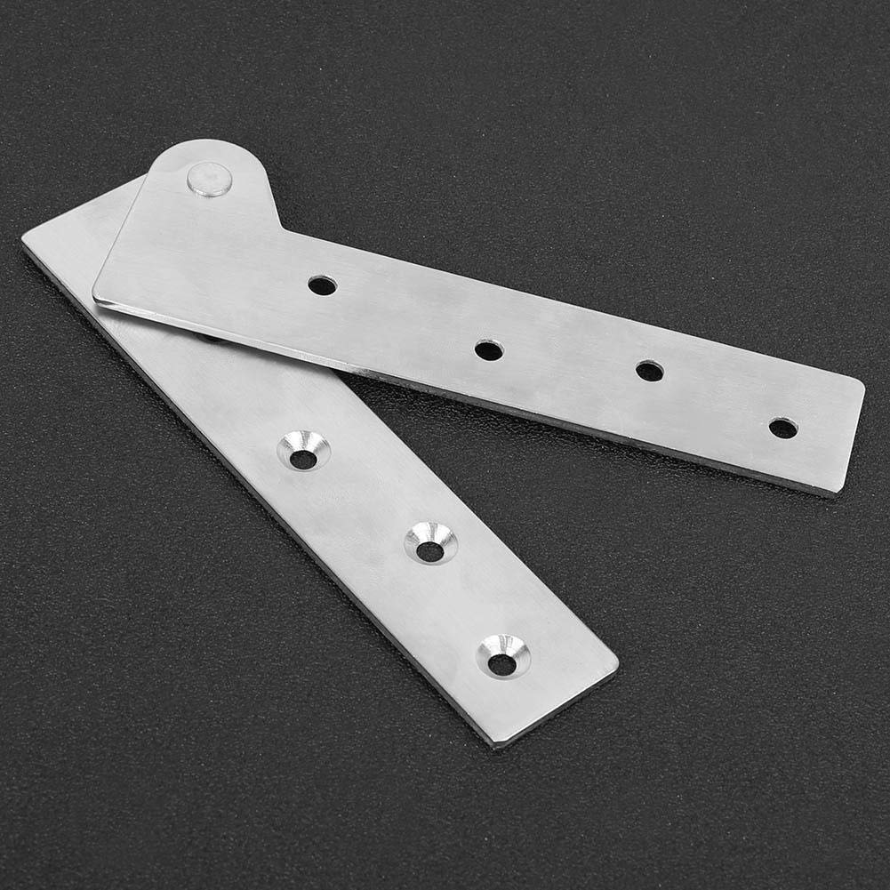 LDEXIN 4 stuks 2.5 inch 360 graden draaibare deur scharnieren, roestvrij stalen scharnier deur scharnier scharnier met schroeven, voor ramen deurkast kast kast