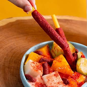 Bazukazo Tamarindo Con Chile - Candy Sticks, 20 Pieces, Tamarind Flavor With Chili, Spicy Candy, Banderillas De Tamarindo, Mexican Candy