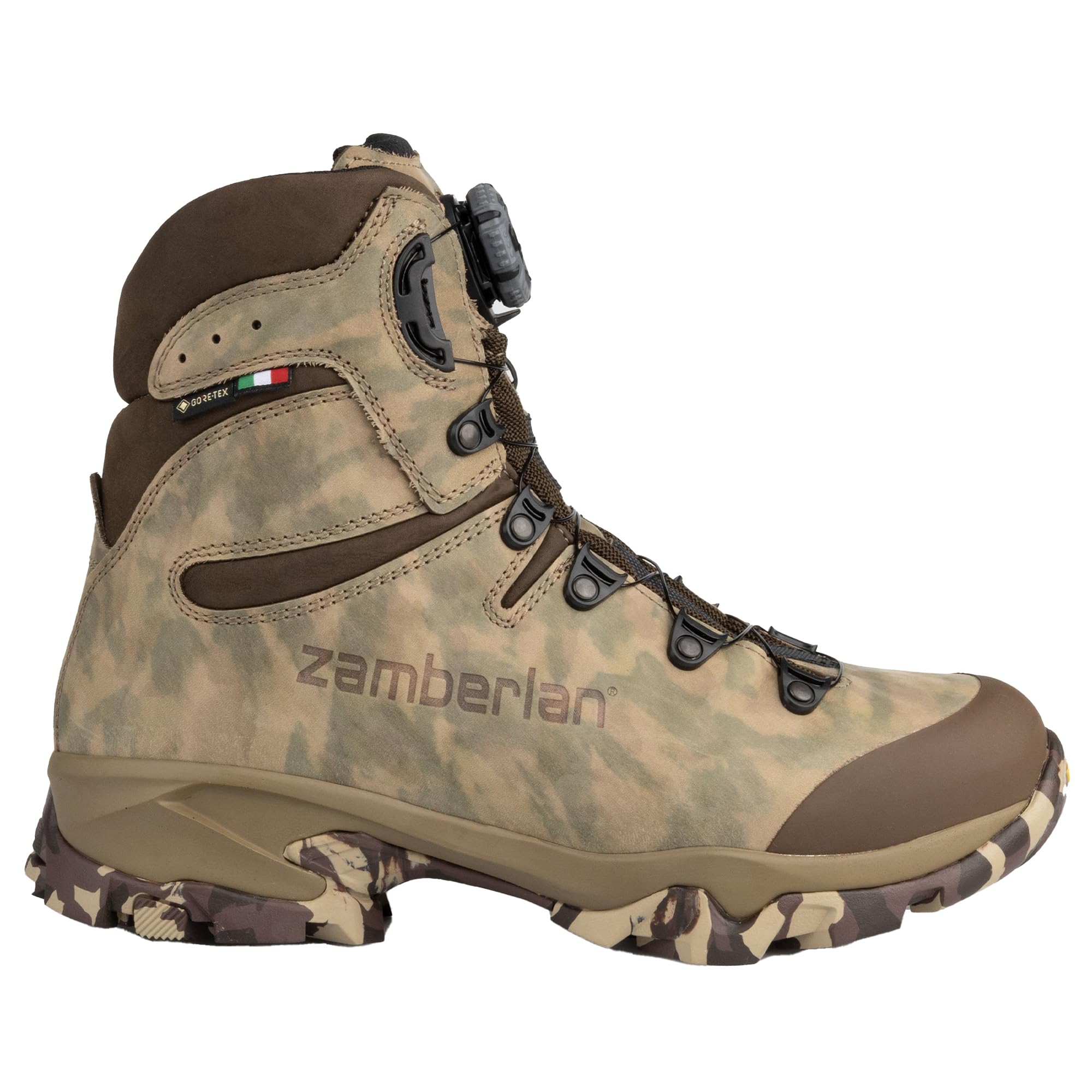Zamberlan Lynx Mid GTX RR Boa Hiking Shoes - Men's, PFAS-Free, Camo, 10, 4014ZCMM-44.5-10