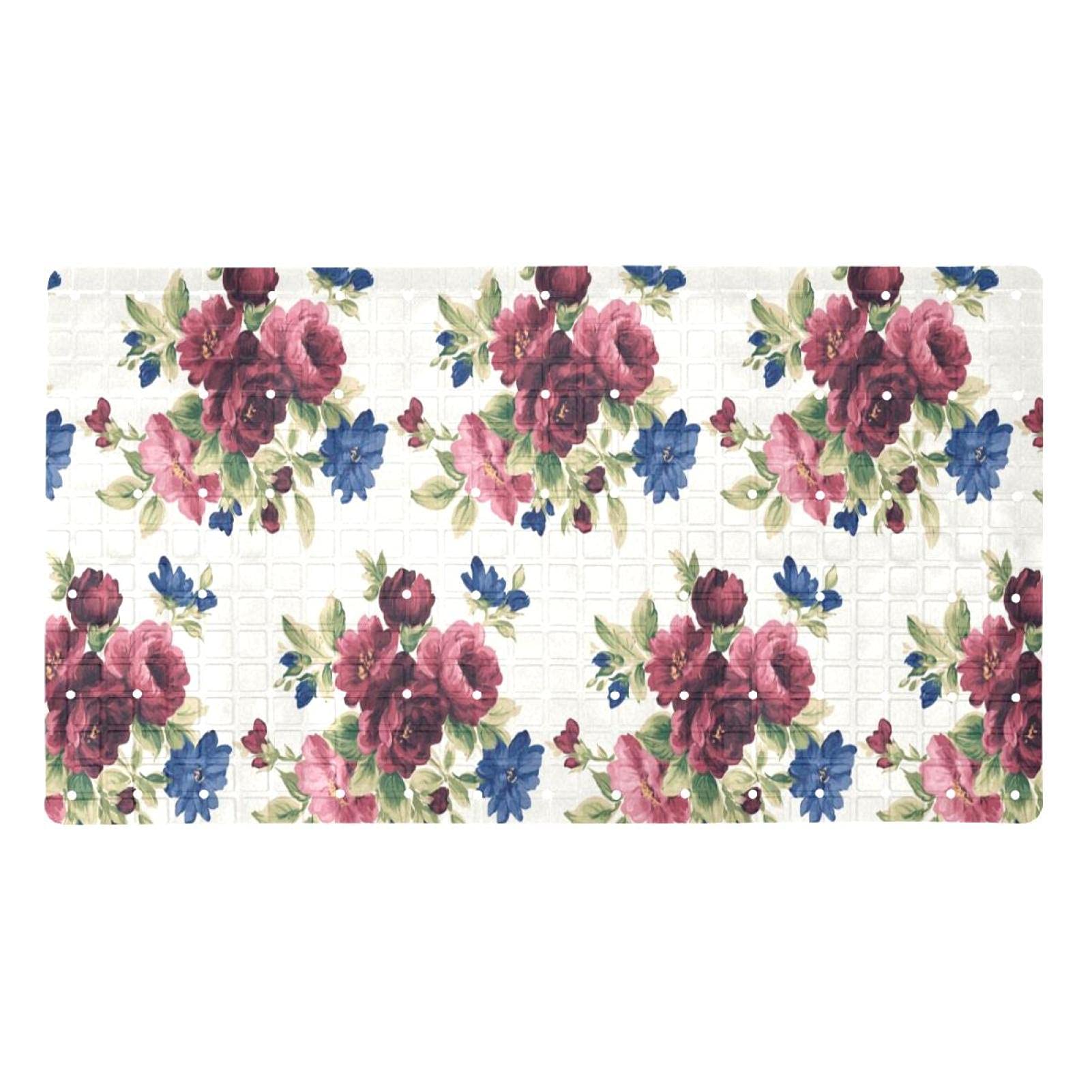 Tapis antidérapant pour baignoire enfant et senior vintage