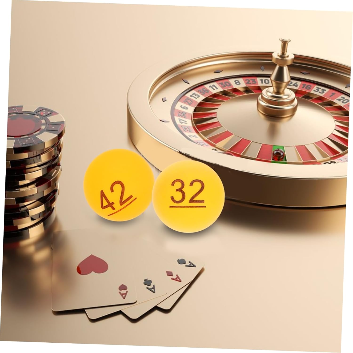 Unomor 250pcs Table Tennis Pong for Raffle Draws and Party Games for Competition and Training Activities