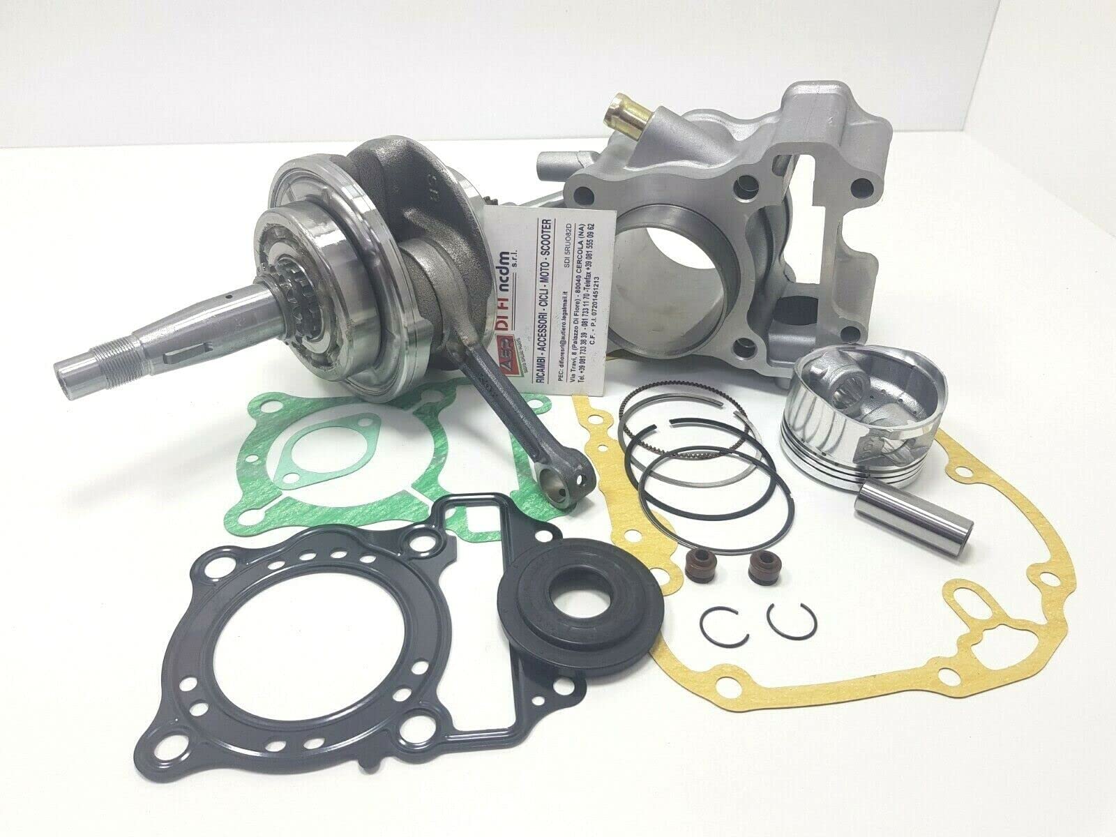 KIT REVISIONE MOTORE SH 125 2000 2001 2002 2003 2004 2005 2006 2007 2008 2009 2010 2011 ALBERO CILINDRO CUSCINETTI GUARNIZIONI