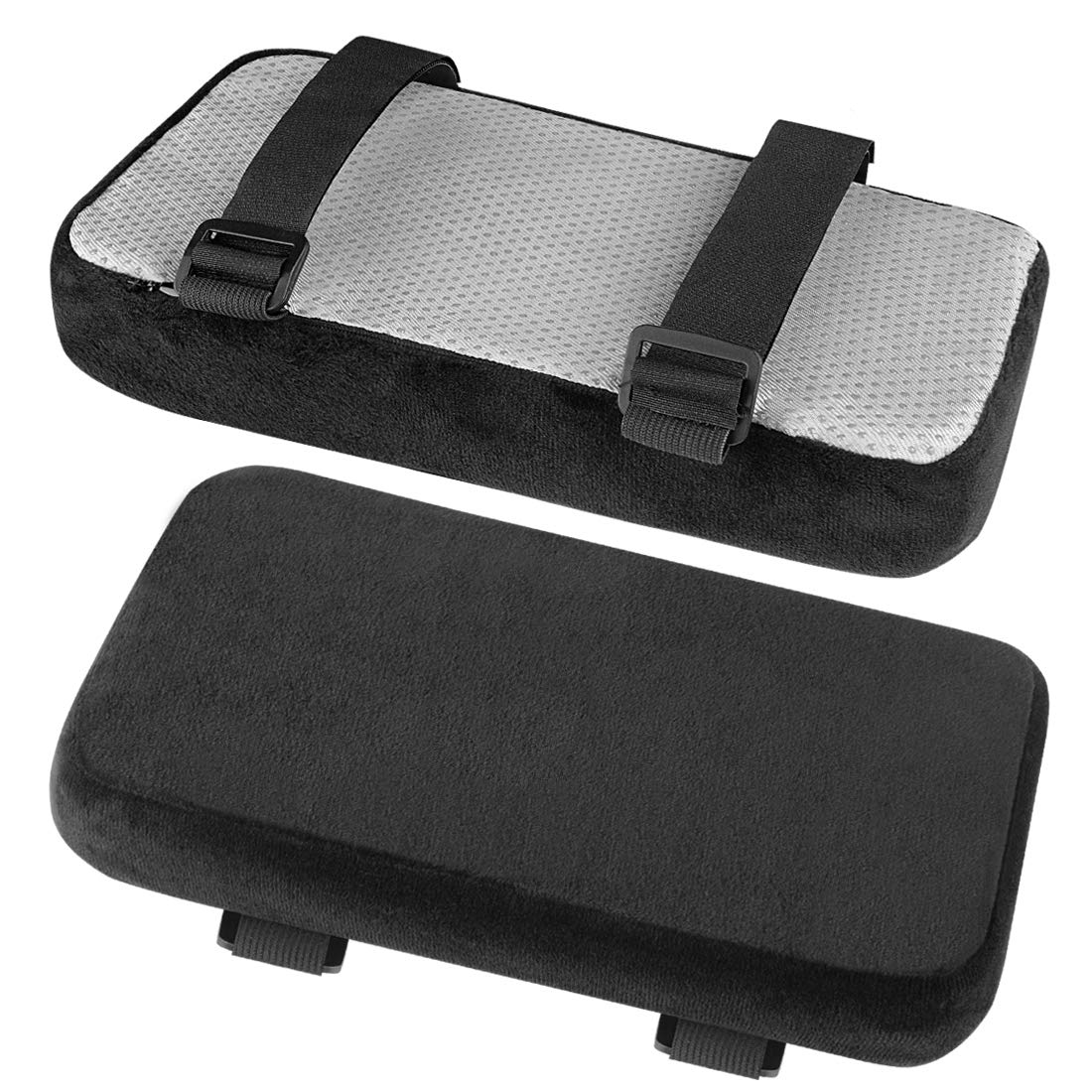 1Pairs Gaming Chair Armrest Pad with Memory Foam, Armrest Covers for Chairs, Office Chair Armrest Covers Forearm Pressure Relief Pads Covers for Wheel Chair, Computer