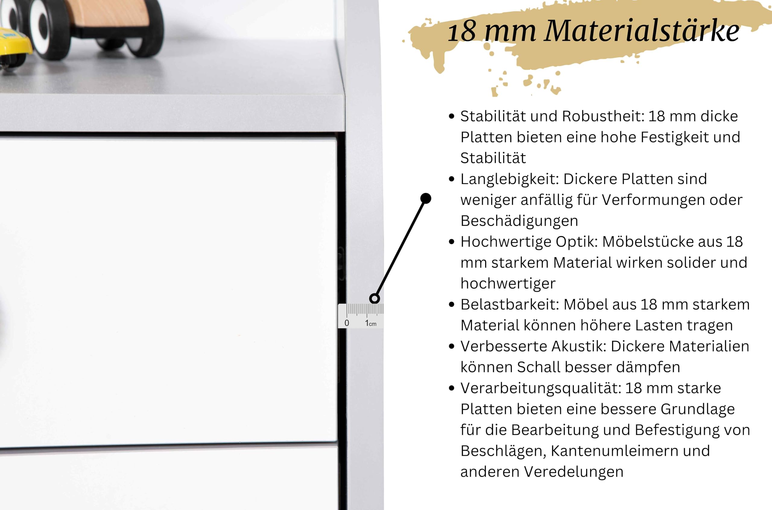 Kinderzimmer Komplett Set Jugendzimmer Kindermöbel 5 teilig mit Autobett Police (ohne Matratze)