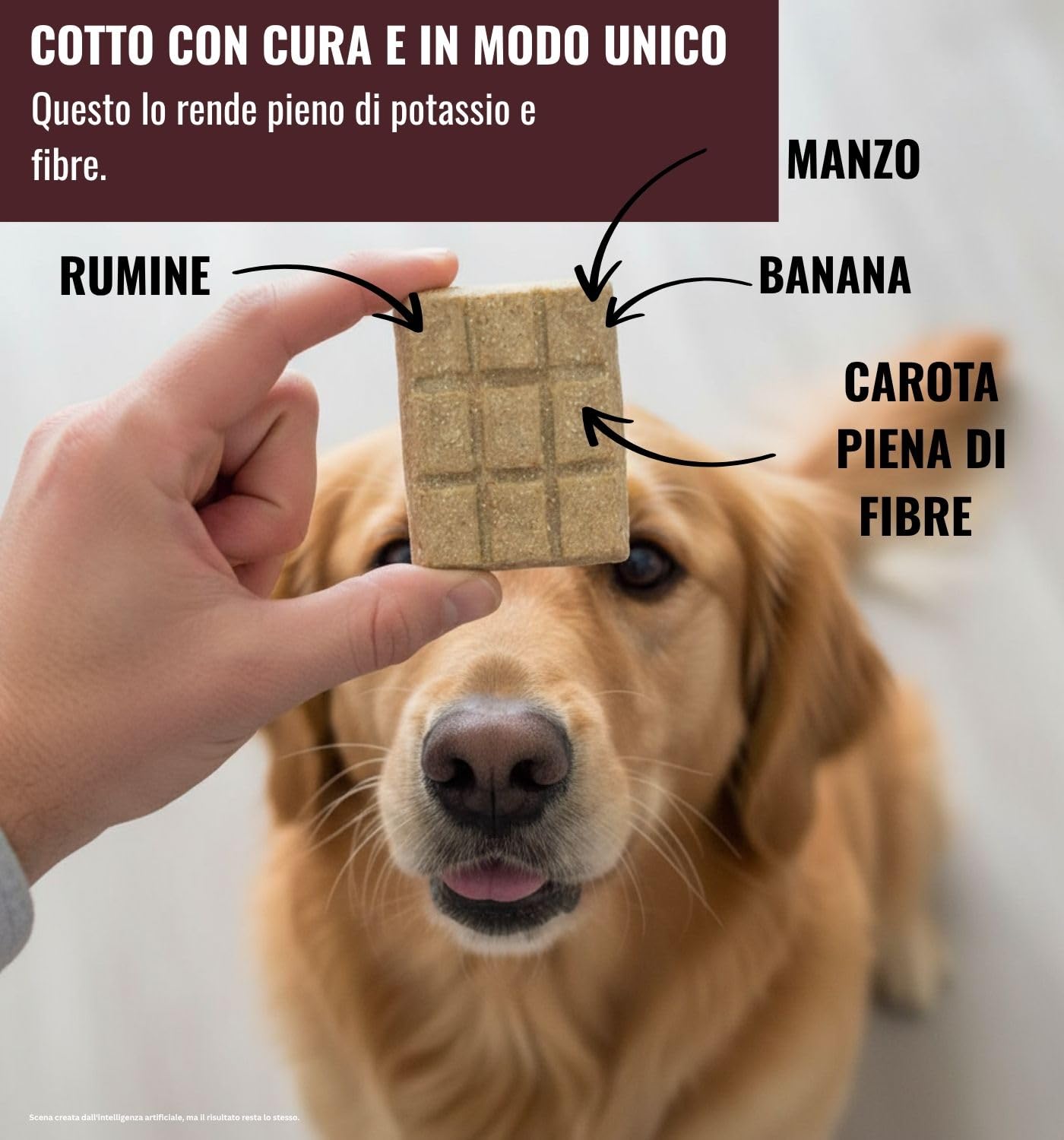RiNa Beefy Boost snack morbidi per cani manzo, carota, trippa 3 x 300 g