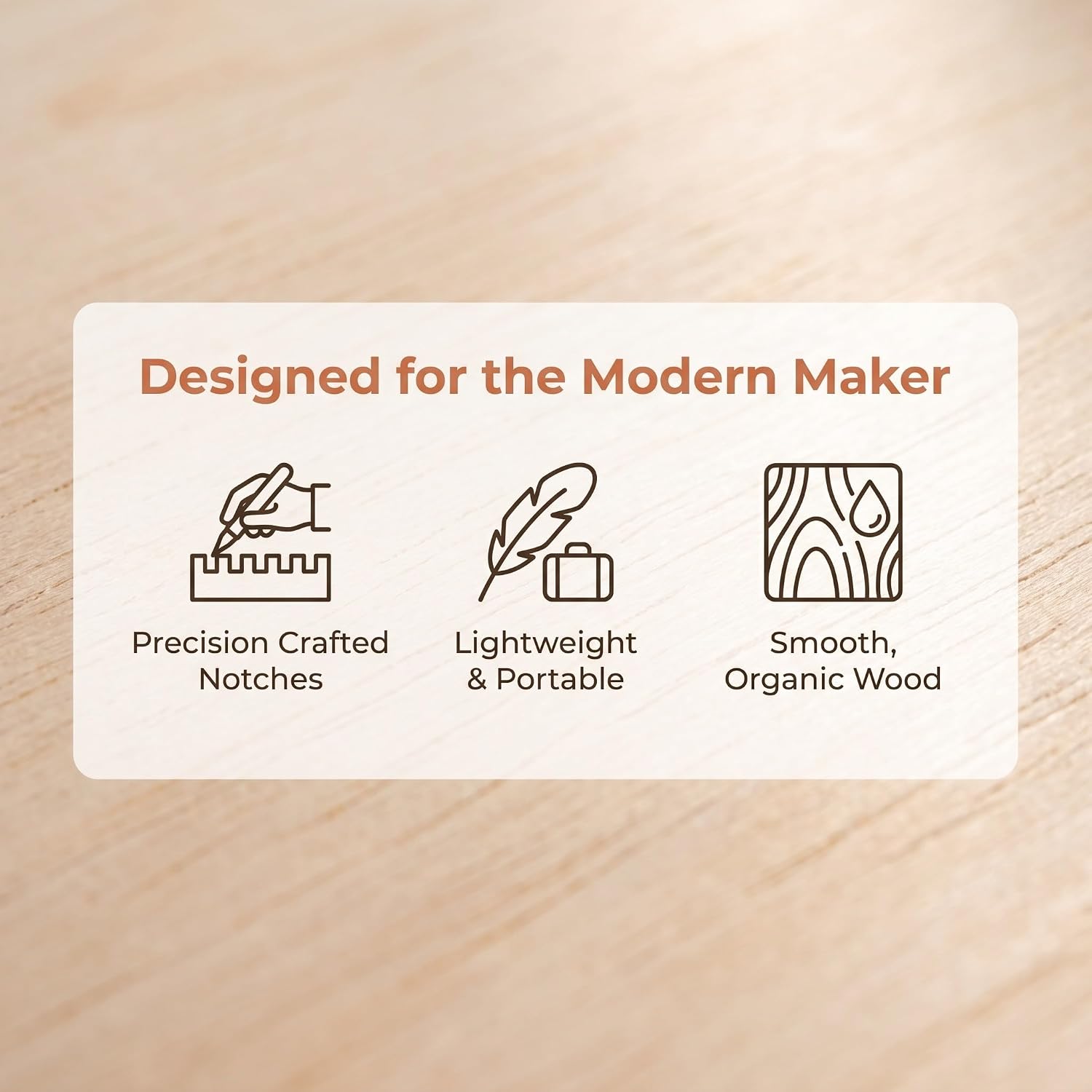 12pcs Wooden Weaving Board Looms for Beginners, Notched