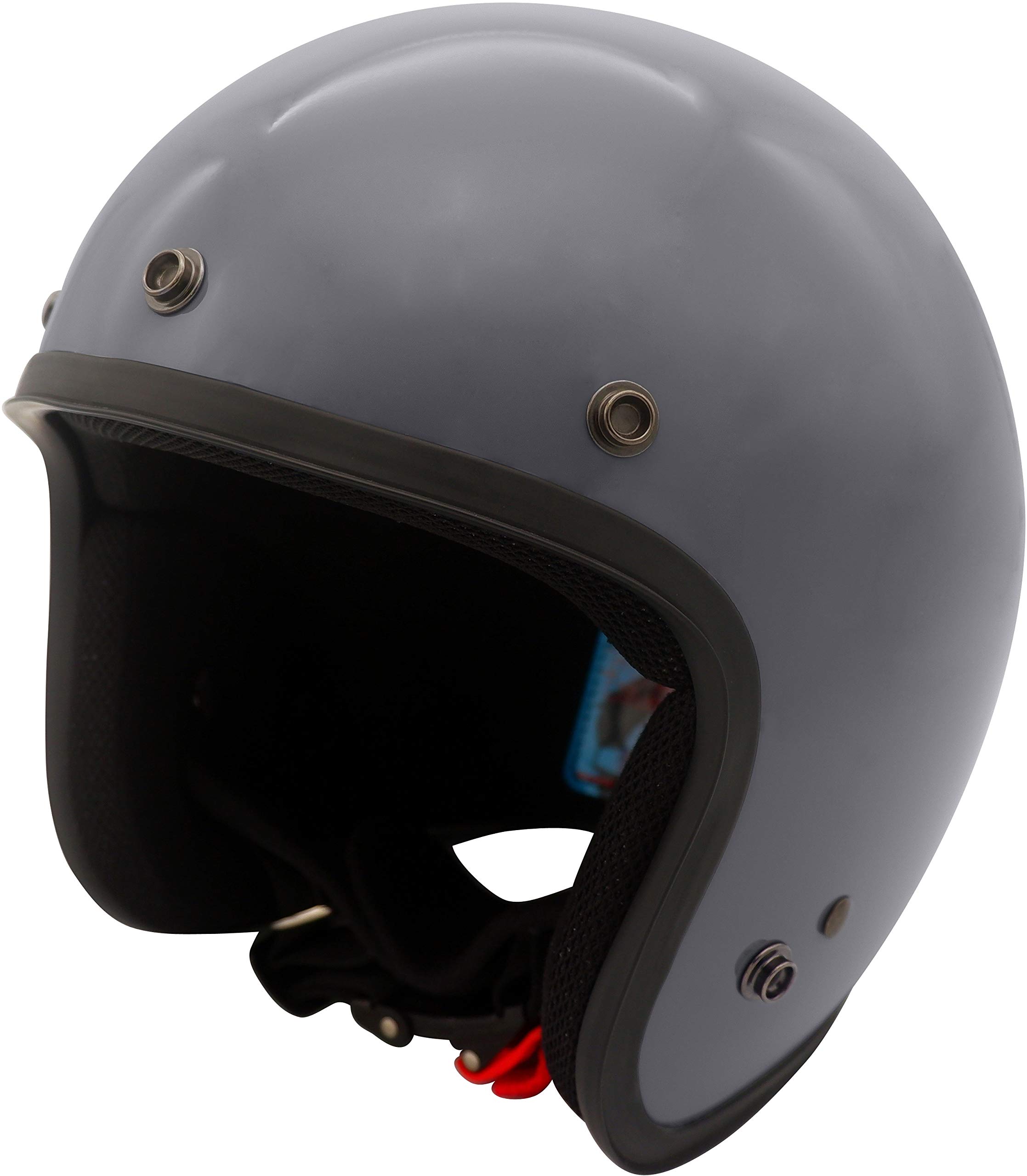 Amazon | [ダムトラックス] バイクヘルメット JET-D グロスグレー
