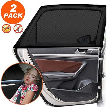 Viccioo Sonnenschutz Auto Fur Baby Kinder Universelle Autofenster Sonnenblenden Mit Uv Schutz Fur Kinder Und Haustiere Sonnenschutzrollo Auto Fur Seitenfenster Meshmaterial Schutzt Mitfahrer Amazon De Auto