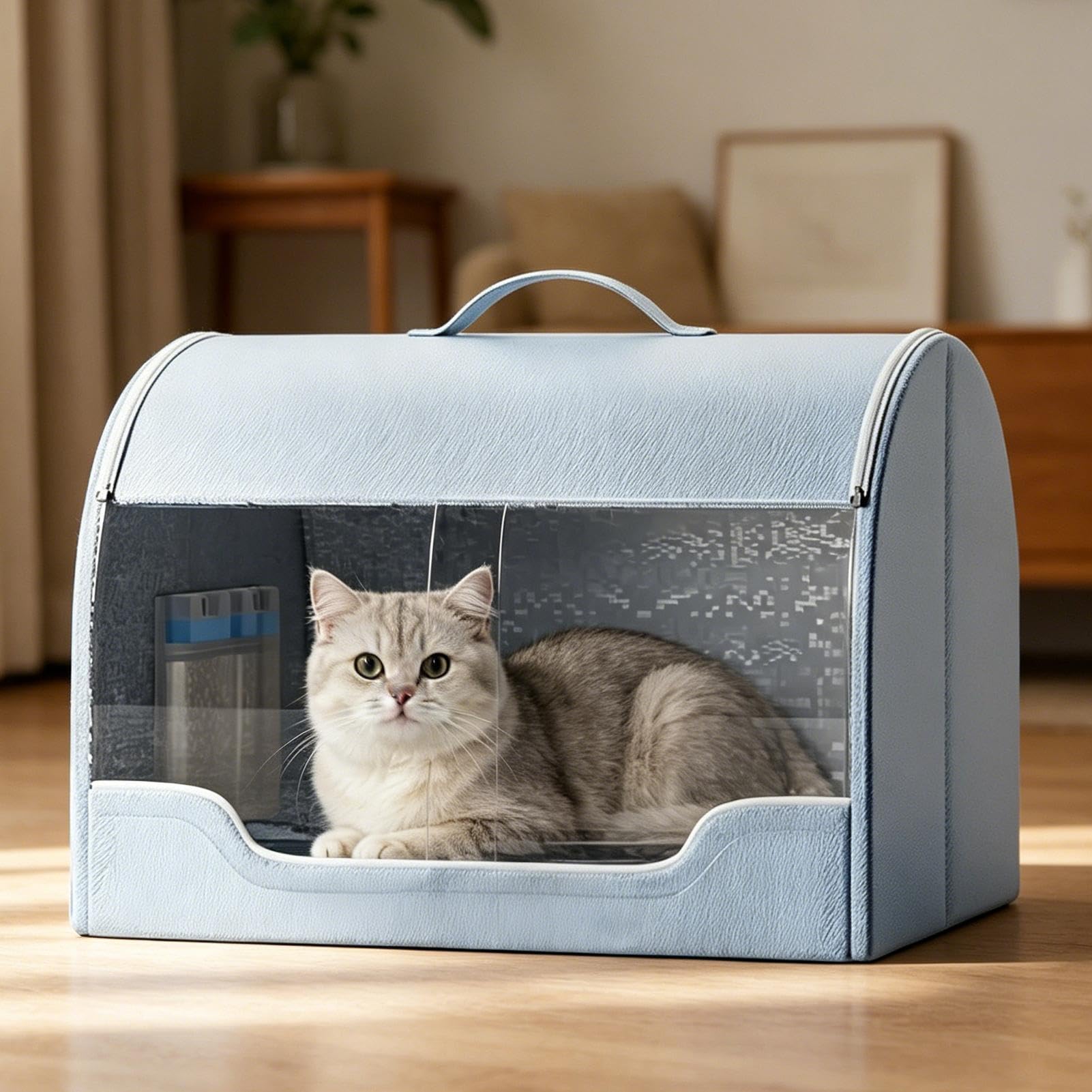 Casa Rinfrescante Animali | Grotta Per Cucciolo Interno, Portatile E Traspirante | Spazio di Raffreddamento per Animali in Caldo - Per La Casa Il Dormitorio In Ufficio L'Appartamento La Cha
