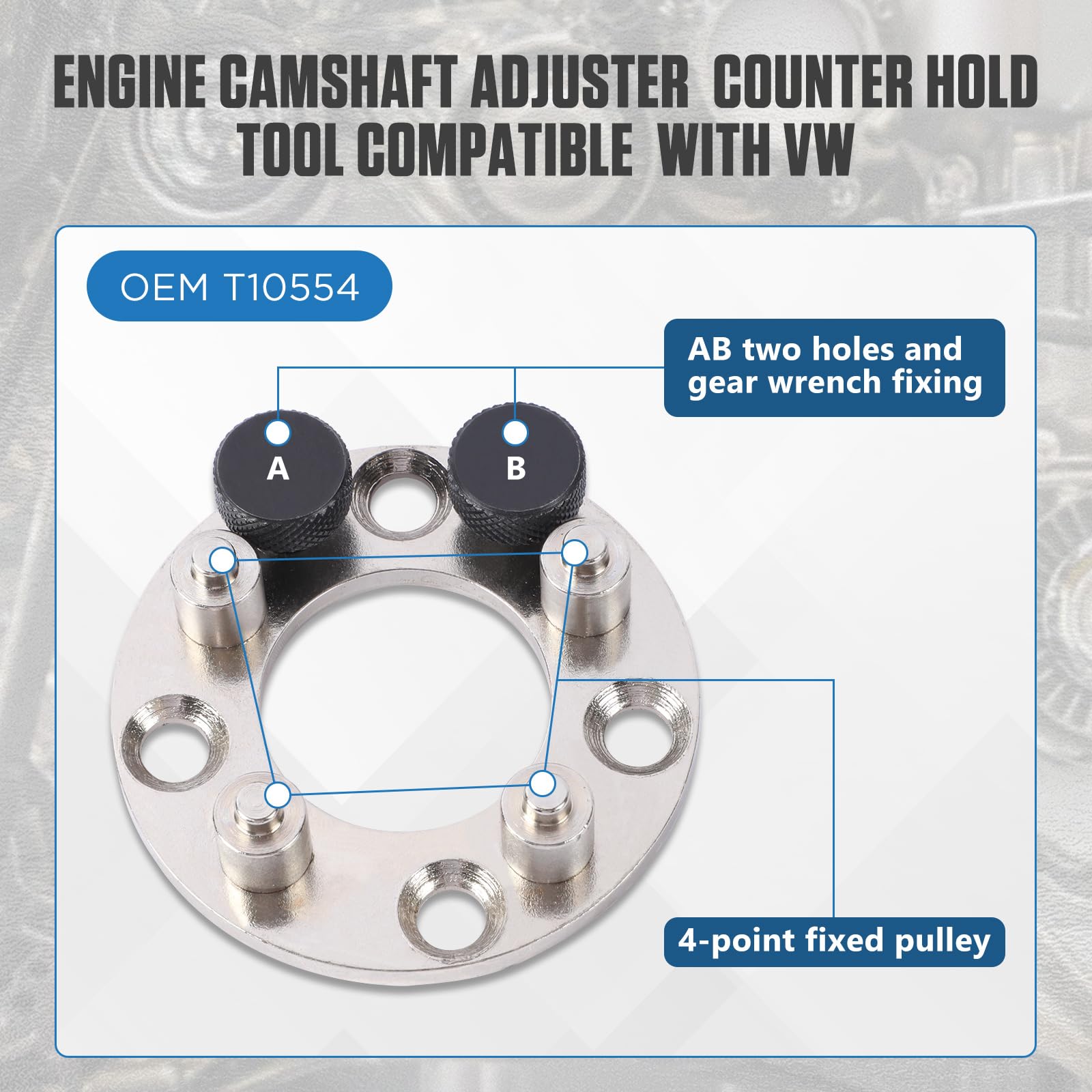 Outils Et Dépannage - Clé Tendeur Courroie Dur Moteurs 1 Pièce 8533
