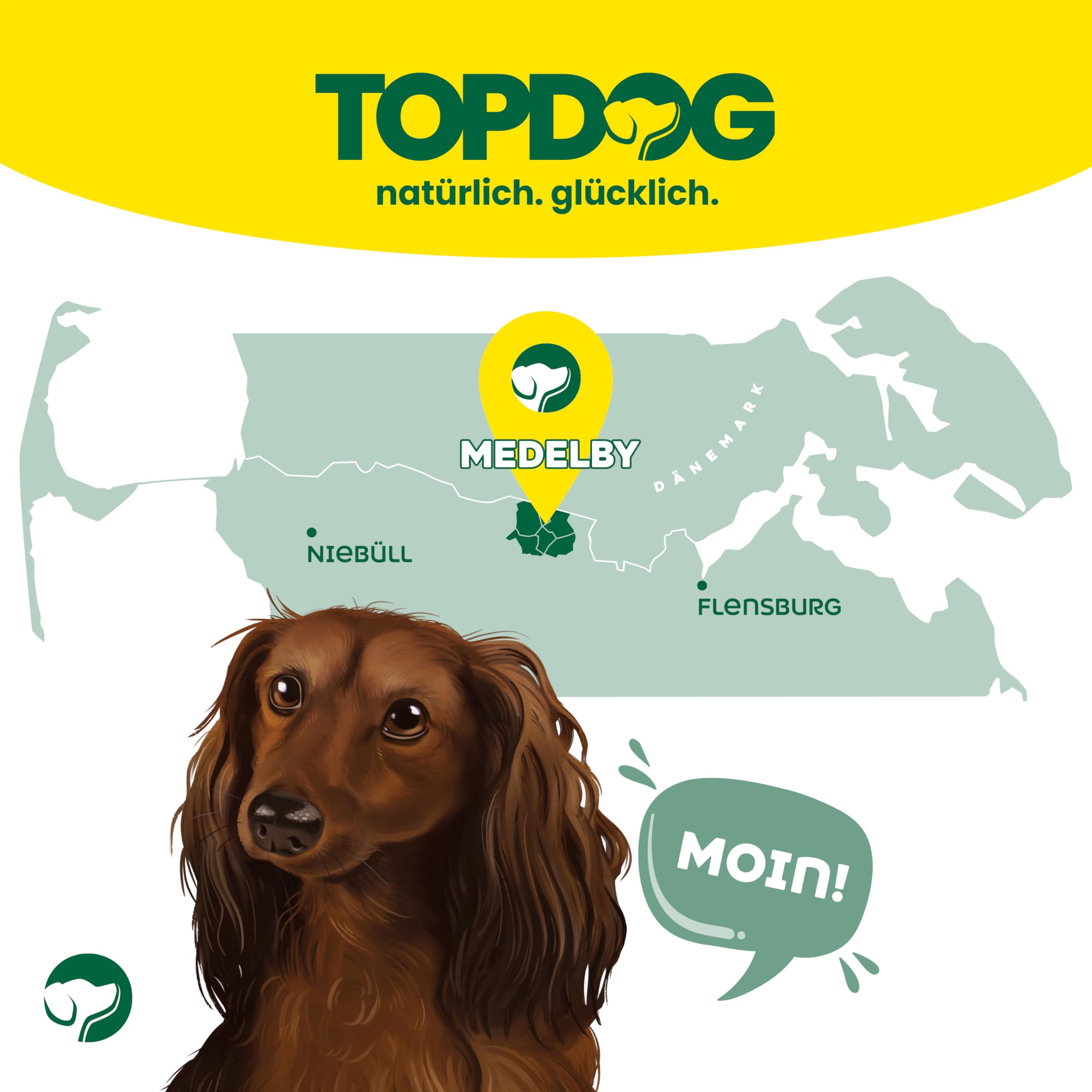 Topdog Leberwurst Leckerli für Hunde - 20 x 80g Kleine Happen - 100% Natürlich Ohne Zusatzstoffe - Ideales Hundeleckerli als Belohnung oder für das Training