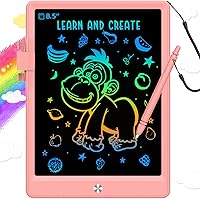 Vista 22 de Tableta de escritura LCD con tablero de garabatos, almohadilla de dibujo colorida, tableta de dibujo electrónica, almohadillas para orejas