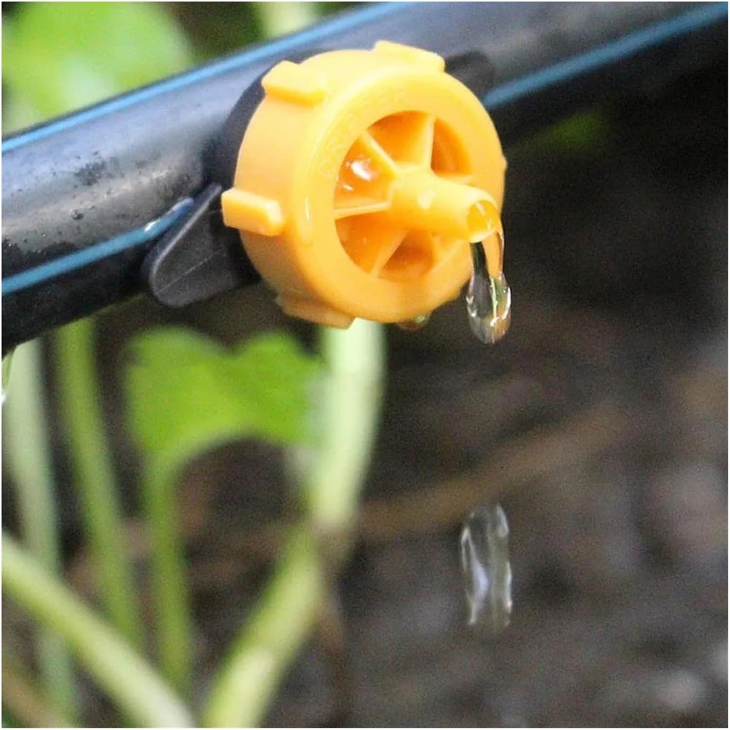 Irrigation System forgarden 100x Pressure Compensating Dripper for Irrigation System forgarden drip Irrigation Parts Garden Sprinkler(4L)