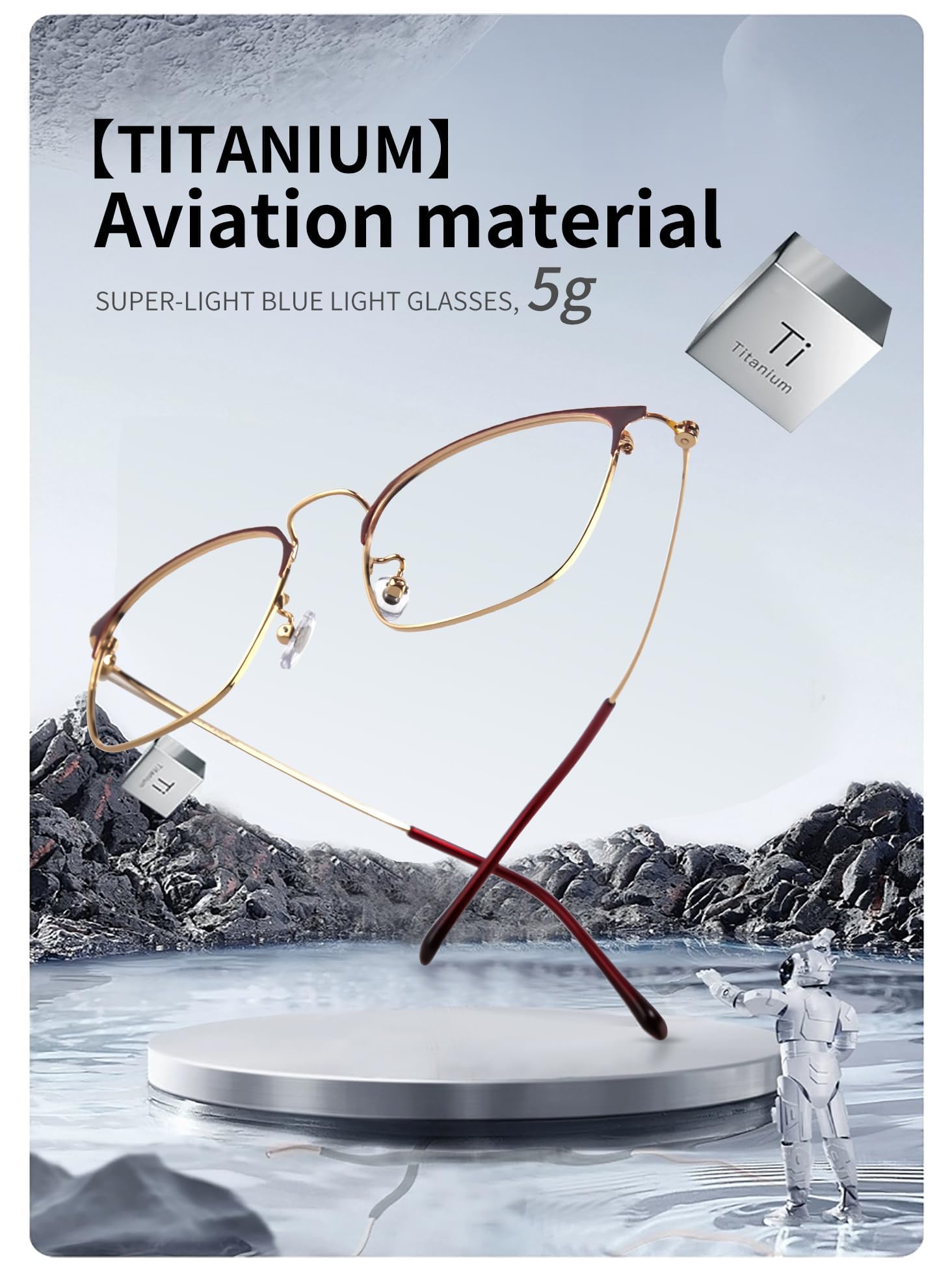 Gafas de ordenador con bloqueo de luz azul, gafas cuadradas para proteger los ojos, antideslumbrantes, hombres y mujeres