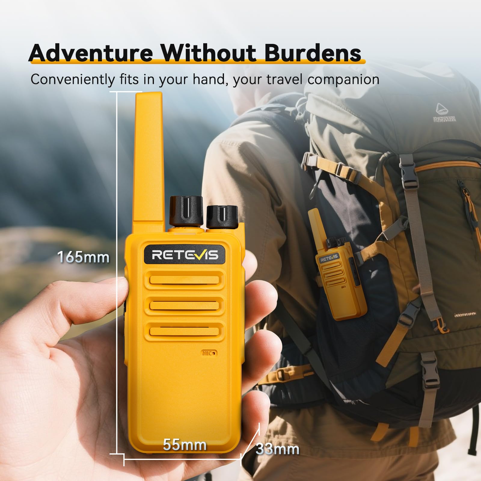 Retevis RT668 Walkie Talkie, PMR446 Funkgerät für Erwachsene mit Headset