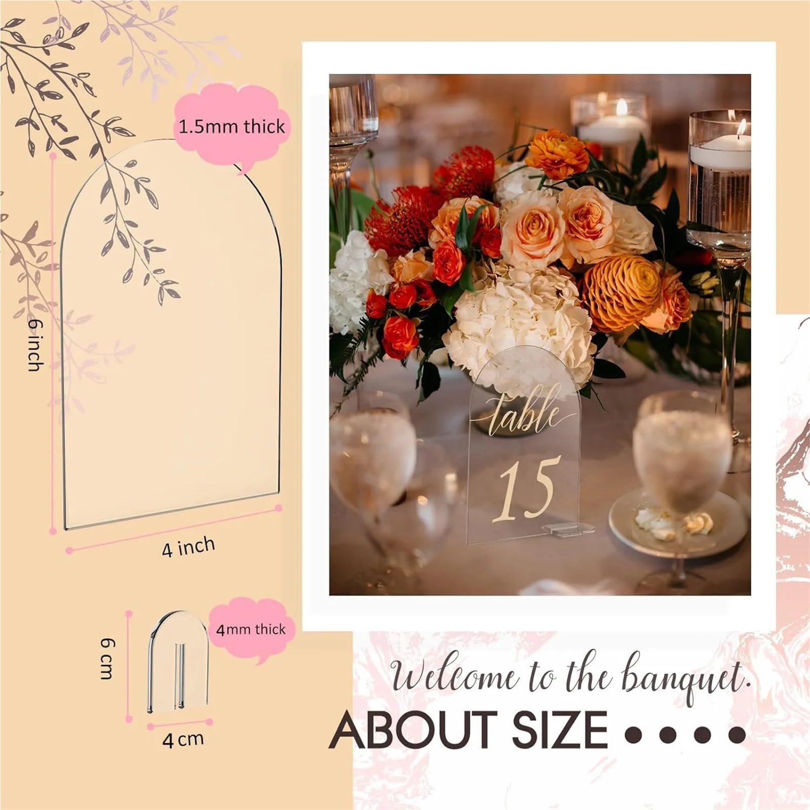 OJEVMLFVQ Table Numbers 30pcs Arched Table Sign Seats Card Guest Name Tags Wedding Banquet Place Card 1-30