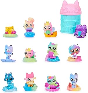 Gabby’s Dollhouse, Meow-Mazing Mini Figures 12-Pack (Amazon Exclusive) Rainbow -Themed Toy Figures and Playsets Kids Toys for Ages 3 and up