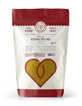 Pure Organic Kitchari Spice Mix - Pure Indian Foods - 8 oz 227g