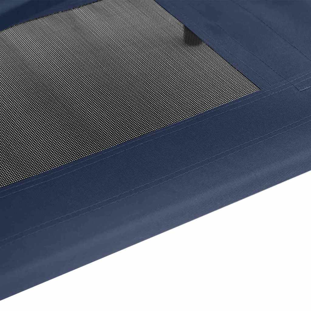 Cuccia per cani in acciaio, 76 x 62 x 70,5 cm, letto rialzato per interni ed esterni, antiscivolo e traspirante, ideale per cuccioli, anziani e un accogliente posto per dormire