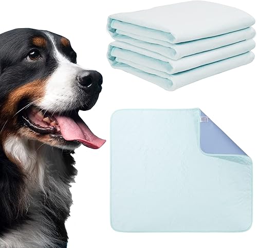 Avont Almohadillas lavables para orina para perros, paquete de 2 almohadillas reutilizables impermeables para cachorros de mascotas, 34 x 36