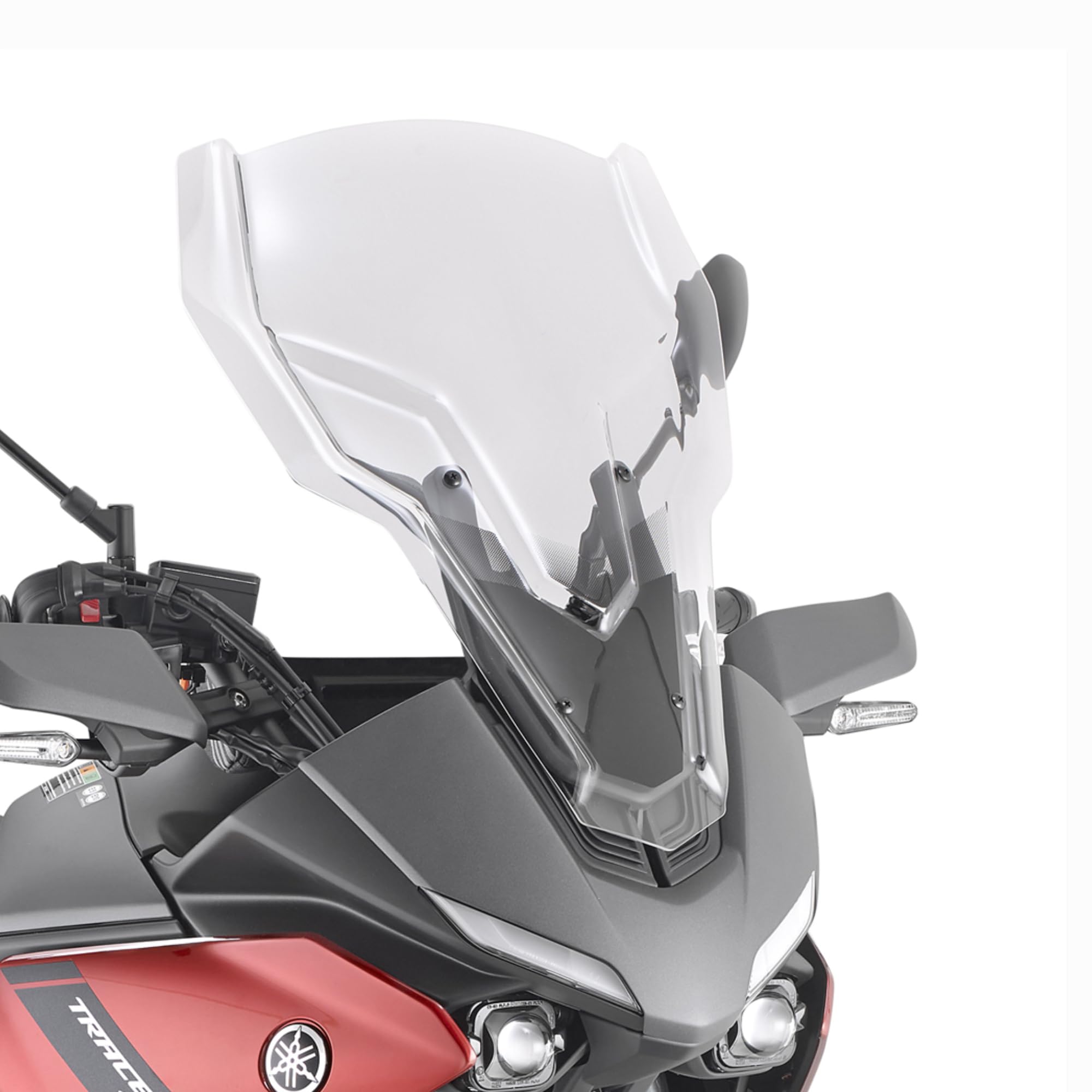 Cupolino Moto Parabrezza Plexiglass JD9 TOURING Trasparente COMPATIBILE CON MOTO YAMAHA TRACER 7 GT 2020-2024