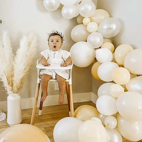 Miniatura 5 de 50 globos verdes de 12 pulgadas y 50 globos de arena blanca, 50 unidades de 12 pulgadas