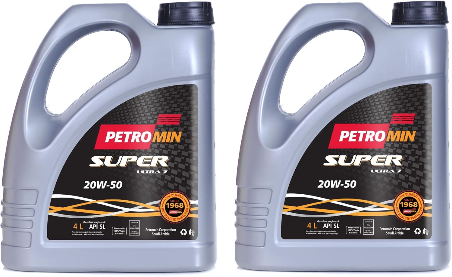 Petromin Engine Oil 20W50 Ultra7 4L Semi Synthetic Pack Of 2 Buy