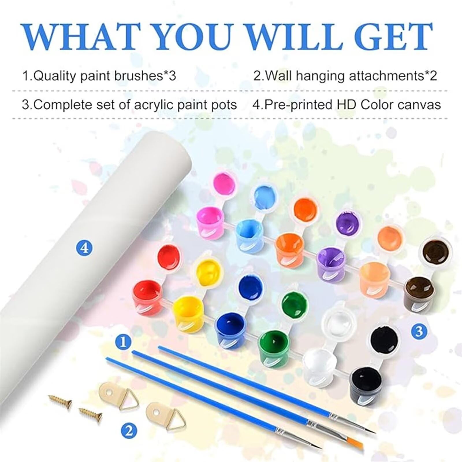 Malen Nach Zahlen Klimt, Malen Nach Zahlen Erwachsene Paar DIY Handgemalt Ölgemälde Kit für Anfänger Mit 3-Pinseln und Acrylfarbe, Kreativ Set für Erwachsene, Deko Wohnzimmer, Ohne Rahmen 140x70cm-652