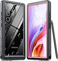 Vista 21 de ANTSHARE Funda impermeable para Samsung Galaxy S24, lente incorporada y protector de pantalla de cuerpo completo de 360°, resistente a prueba