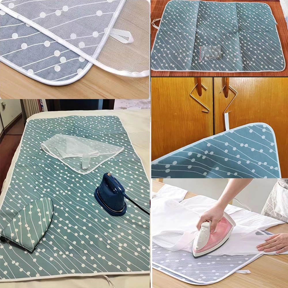 Hitzebeständiger Bügelbrett-Alternativbezug, Bügeleisen-Pad-Bezüge for Trockner, Tischplatte ,Bügelbrettbezüge(19x28 inch (72x48 cm))