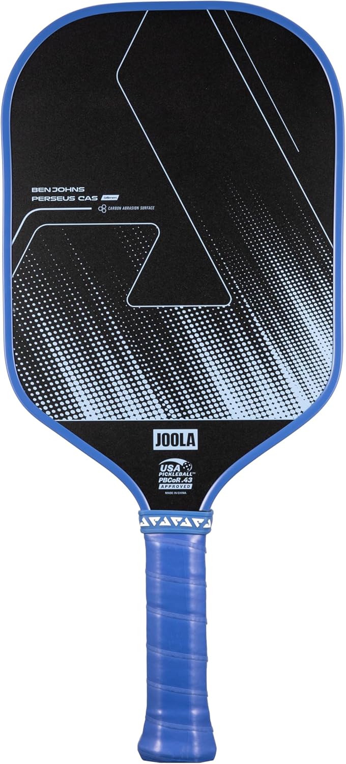JOOLA Ben Johns CAS Perseus or Hyperion 16mm Carbon Fiber Pickleball Paddle - CAS Surface Tech - Control & Power Paddle - USAP Approved - Aero Curve - Feel-Tec Pure Grip - NFC Chip - Image 4