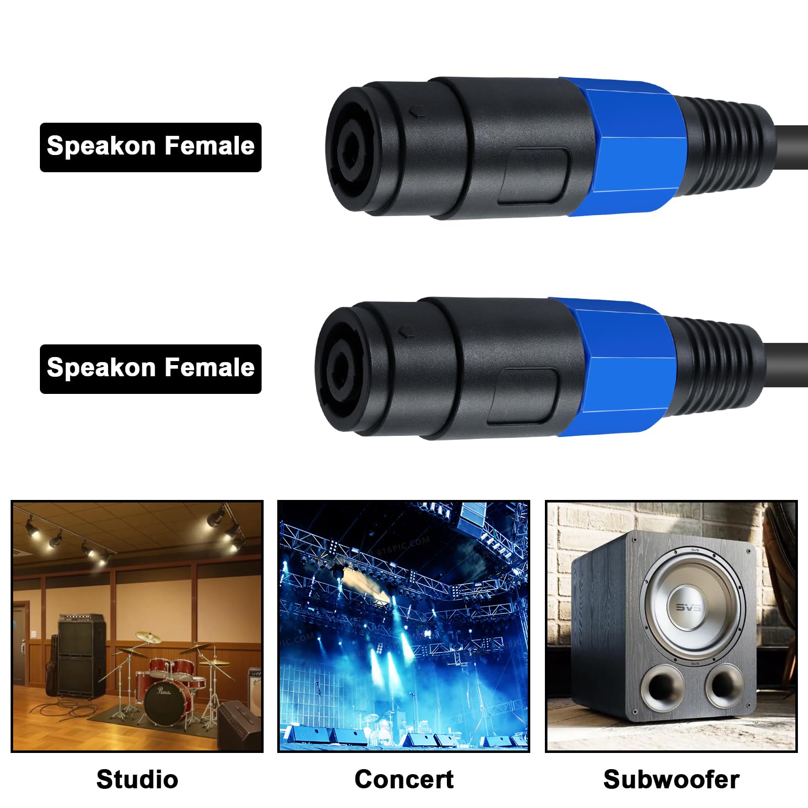 Maxhood Speakon Female to Female Connector Cable - Image 4