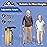 supregear Folding Cane, 5-Level Adjustable Height Walking Stick Lightweight Collapsible Portable Travel Cane with Wrist Strap and T Handle for Elderly Disabled Men Women, Gold