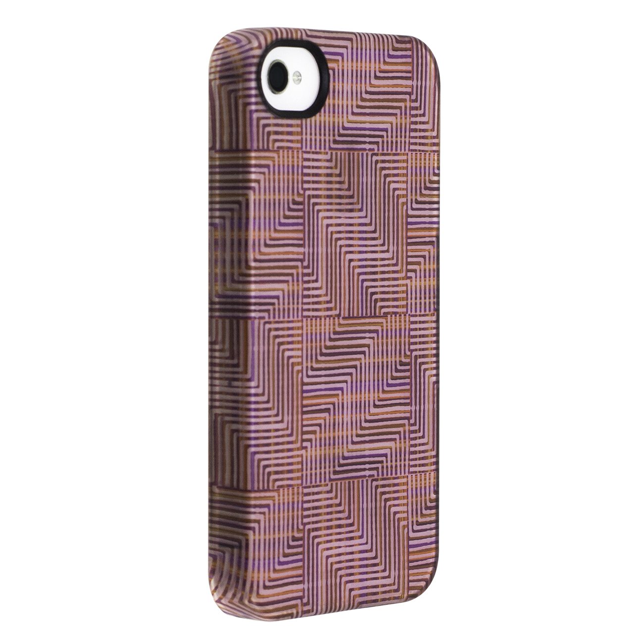 Uncommon LLC C0010-K Noel Ashby Maze Berry Frosted Deflector Hard Case for iPhone 4/4S - Retail Packaging - Multicolored